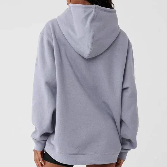 ALO Yoga | Renown Heavyweight Hoodie | Fog | Unisex (L) - Picture 5 of 5